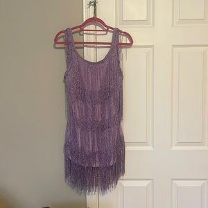 Purple fringe dress perfect for taylor swift concert or a party